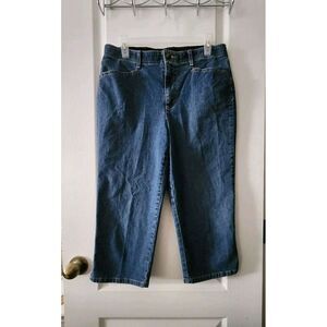 Gloria Vanderbilt Women's Denim‎ Capri Jeans Stretch Blue Size 10